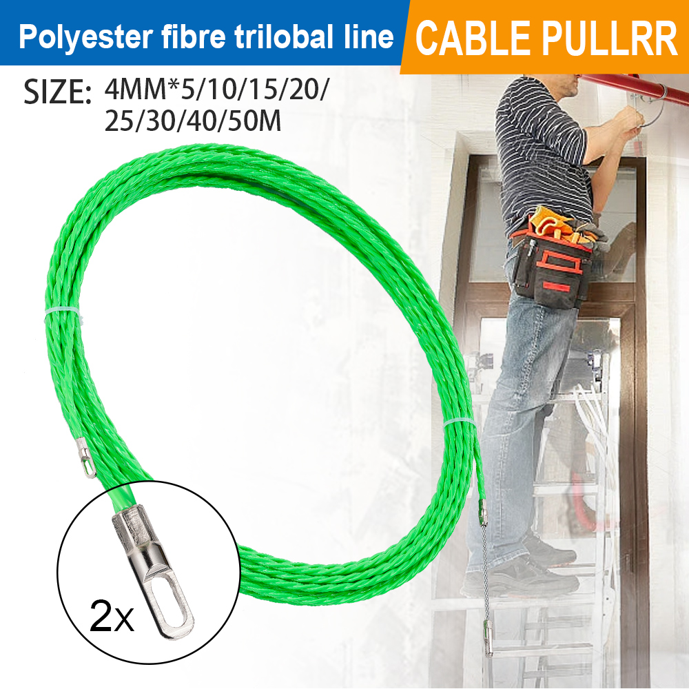 Power Tools Green Color - 4MM 유리섬유 피쉬 테이프 케이블 풀러