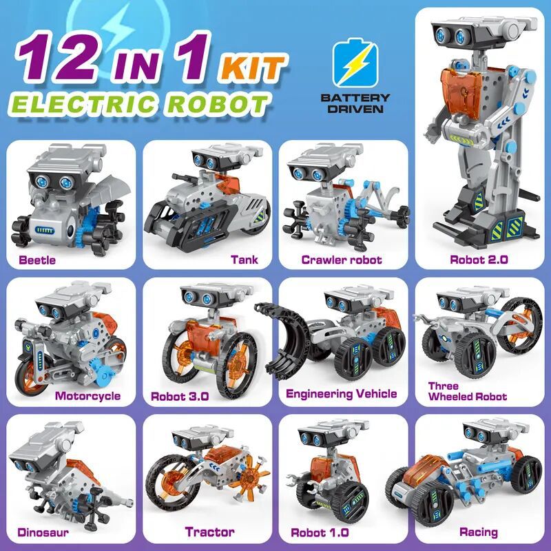 12 in 1 과학 실험 태양열 로봇 장난감 DIY 빌 - Power Tools Diy 리뷰 및 가격
