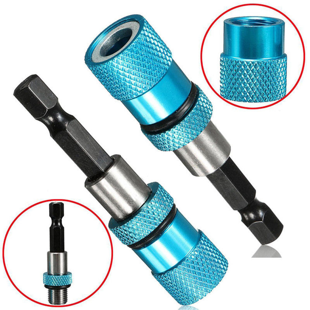 2x 60mm 자석 확장 드릴 비트 홀더 1/4인치 헥 - Power Tools You Must Have 리뷰 및 가격