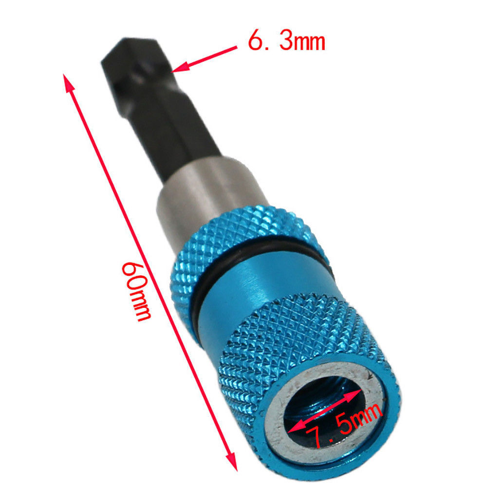 2x 60mm 자석 확장 드릴 비트 홀더 1/4인치 헥 - Power Tools You Must Have 리뷰 및 가격