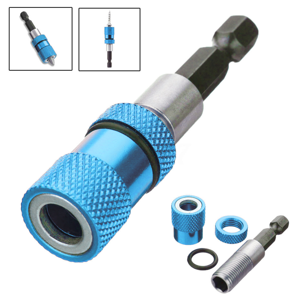 2x 60mm 자석 확장 드릴 비트 홀더 1/4인치 헥 - Power Tools You Must Have 리뷰 및 가격