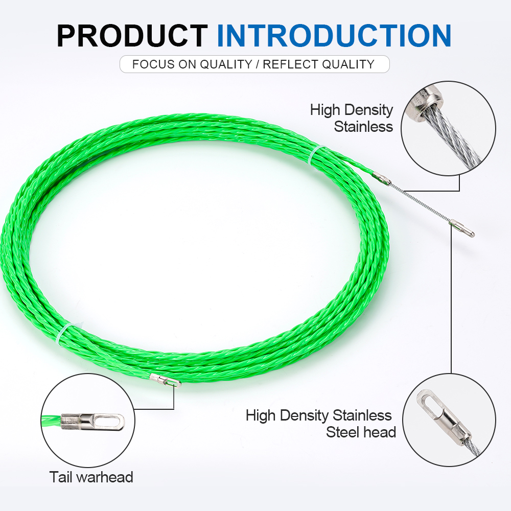 4MM 유리섬유 피쉬 테이프 케이블 풀러 5-50M 그 - Power Tools Green Color 리뷰 및 가격