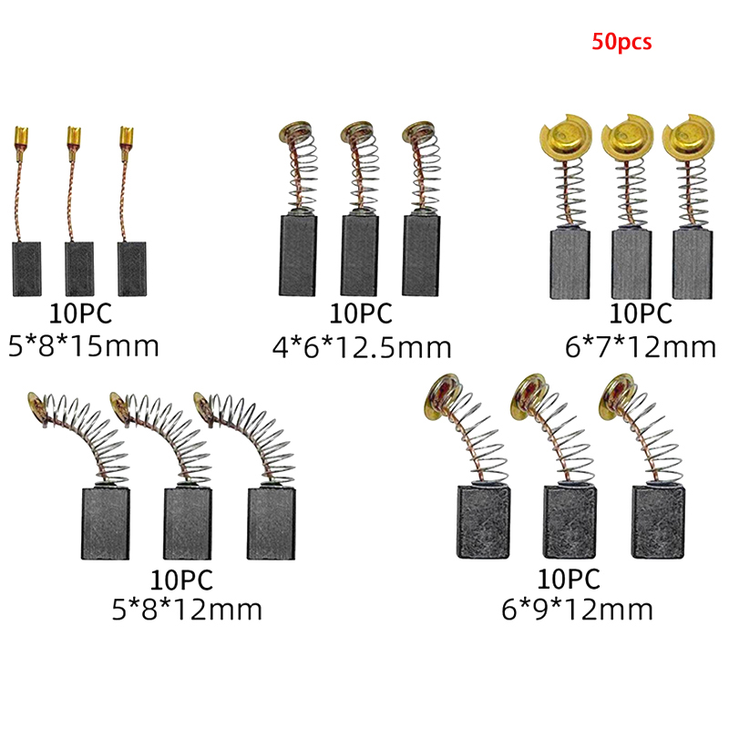 50 Pcs 그라인더 카본 브러쉬 전기 모터 파워 드릴 - Power Tools Carbon Brush 리뷰 및 가격
