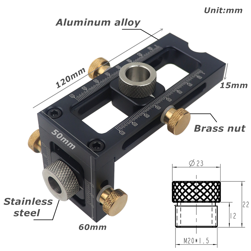 2 in 1 Doweling Jig Kit 드릴 가이드 - Power Tools Kids 리뷰 및 가격